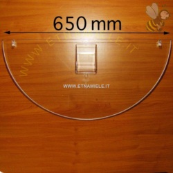 Coperchio in plastica trasparente per smielatore, diametro 650 mm