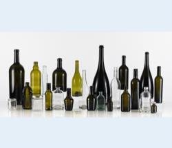 Bottiglie vetro per vino, olio, acqua e distillati; tappi e accessori.