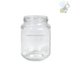 Apri scheda prodotto: Vaso in vetro decorato per 1000 gr. di miele, senza tappo